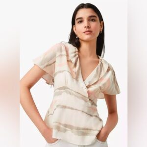 FRENCH CONNECTION, wrap top, size 6